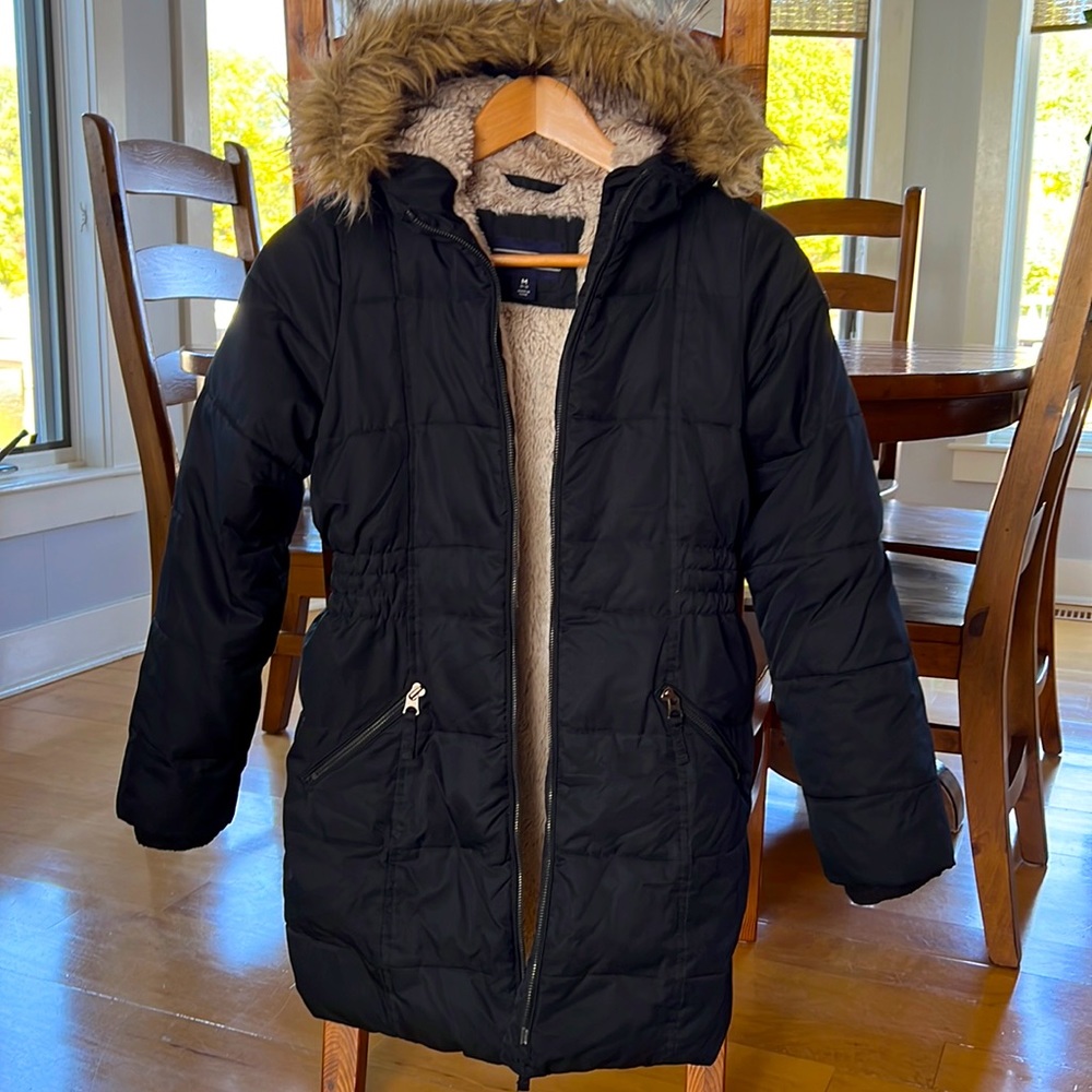 Lands’ End ThermoPlume Girls Winter Coat